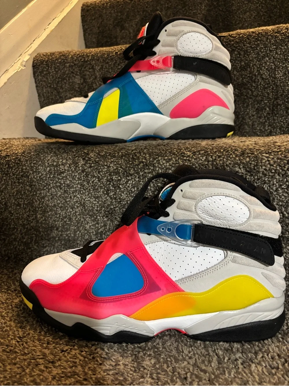 Air Jordan 8 Retro SP SE Multi-Color  size 12 excellent condition authentic